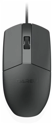 Мышь Dareu LM103 Black <проводная USB 1.58м/1200dpi/3 кнопки/118x61x38мм/черный>
