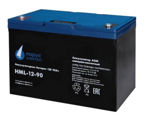 Батарея аккумуляторная 12V/9Ah Парус Электро HML-12-9 (151x65x94мм/2.9kg/12лет/разряд 20ч/макс ток заряда 3.6A/макс ток разряда 135A 5сек) Батарея аккумуляторная 12V/9Ah Парус Электро HML-12-9 (151x65x94мм/2.9kg/12лет/разряд 20ч/макс ток заряда 3.6A/макс ток разряда 135A 5сек)