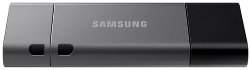 Флеш диск USB3.1 32Gb Samsung DUO Plus (R200/серо-черный/пластик/колпачок/OTG Type-C) (MUF-32DB/APC)