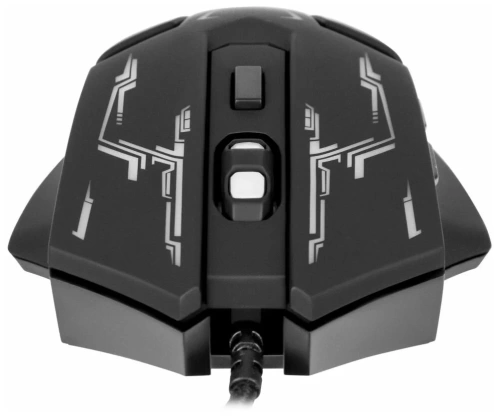 Мышь Oklick 779G <кабель 1.8м/оптическая/игровая/3600dpi/6кн/MTBF 5млн. клик/LED/чёрный/USB>