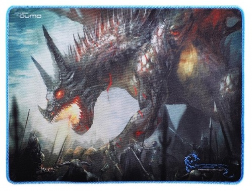 Коврик для мыши Qumo Daemon Hunt (ткань, резина/360х270х3мм/дракон)