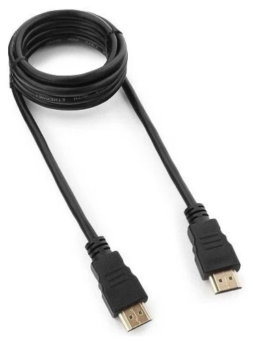Кабель HDMI - HDMI соединитель 1,5м,позол.разъемы,экран,чёрный Гарнизон (GCC-HDMI-1.5M)