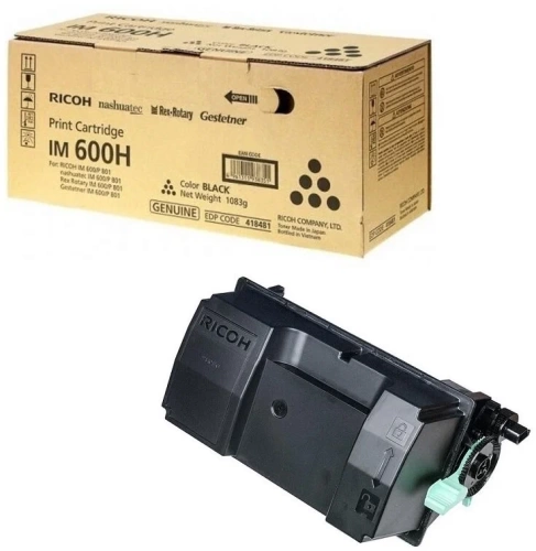 Тонер-картридж Ricoh IM 600H Black для 801, IM 550F 550; P 800, рес. 40000 стр. <оригинал>