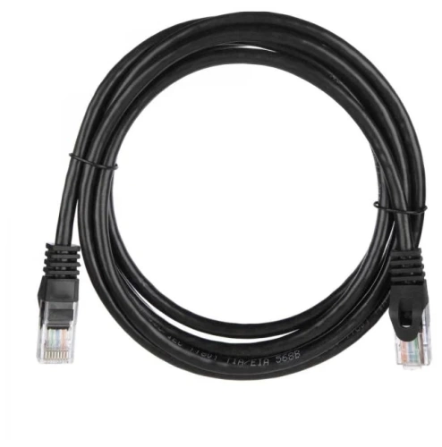 Патч-корд UTP кат. 5e,  2.0м CU/медь 24AWG ACD черный (ACD-LPU5C-20B)
