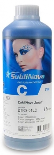Чернила InkTec DTI02-01LC Cyan для Epson Piezo (сублимационные), (1литр)