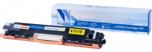 Тонер-картридж HP CE312A/Canon729 Yellow к CLJ CP1012 Pro/CP1025 Pro, рес. 1000 стр. (Совм) NV-Print