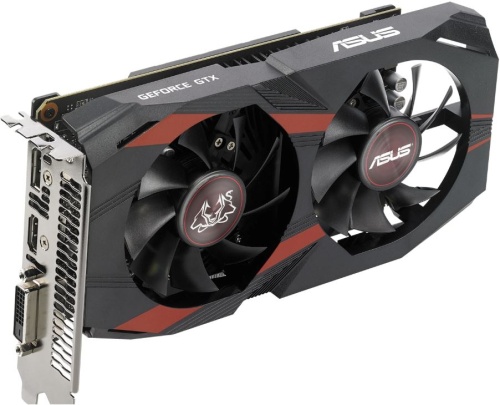 Видеокарта 4Gb GTX1050Ti Asus Cerberus 128bit/GDDR5/DVI-D/HDMI/DP/75W/RTL (CERBERUS-GTX1050TI-A4G)