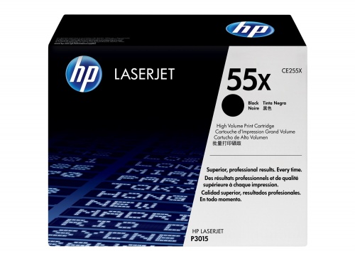 Тонер-картридж HP CE255X к LJ P3015, ресурс 12500 стр. <оригинал>