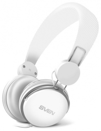 Наушники Sven AP-321M (накладные, микрофон/20Гц-20кГц/1,2м/белый) Наушники Sven AP-321M (накладные, микрофон/20Гц-20кГц/1,2м/белый)
