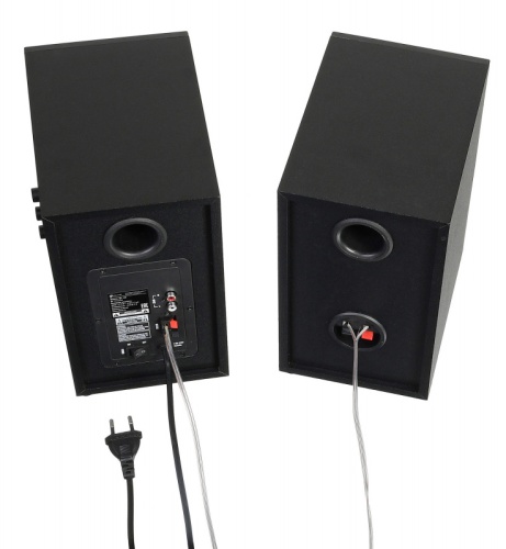 Колонки 2.0 Oklick OK-166 BT <40Вт (2x20Вт)/сигнал/шум/70 дБ/Bluetooth/MDF/пластик/3кг/черный>