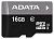 Флеш карта micro SDHC 16Gb A-Data Class 10 UHS-1 U1 R85/W25 с адаптером SD (AUSDH16GUICL10-RA1)