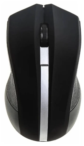 Мышь Oklick 615MW <беспроводная/оптическая/1000dpi/2кнопки/1xAAA/68x123x40мм/USB/черный-синий>