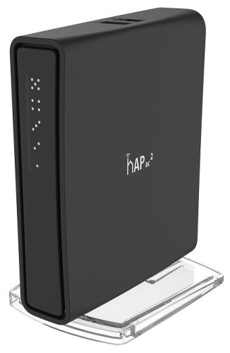 Маршрутизатор MikroTik hAP ac2 (RBD52G-5HacD2HnD-TC) (802.11n+ac/2.4+5.0GHz/MIMO 2x2/5x1Gbit/-40 +50°C/RouterOS Level4)