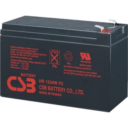 Батарея аккумуляторная 12V/9Ah CSB HR1234W F2 (151x65x94mm/2.47kg) Батарея аккумуляторная 12V/9Ah CSB HR1234W F2 (151x65x94mm/2.47kg)