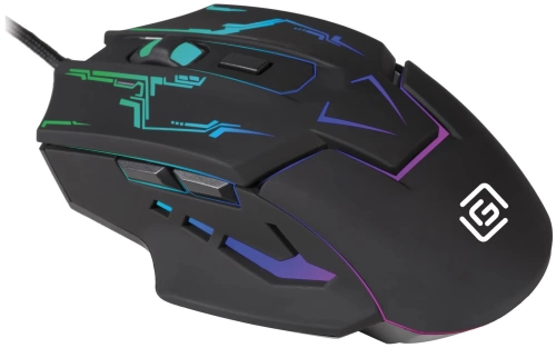 Мышь Oklick 779G <кабель 1.8м/оптическая/игровая/3600dpi/6кн/MTBF 5млн. клик/LED/чёрный/USB>