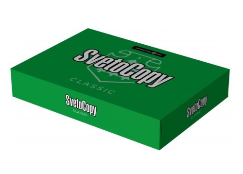 Бумага офисная A4 "SvetoCopy Classic" Белая, 80 г/м2, 146% CIE, 500 л