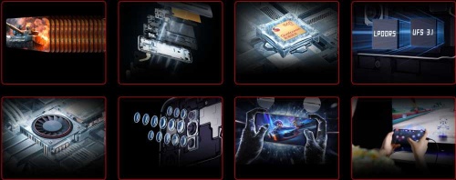 Смартфон Nubia Red Magic 5S 256Gb 12Gb красный/голубой моноблок 3G 4G 2Sim 6.65" 1080x2340 Android 10 64Mpix 802.11 a/b/g/n/ac/ax NFC GPS GSM900/1800 GSM1900 TouchSc Ptotect MP3 FM A-GPS