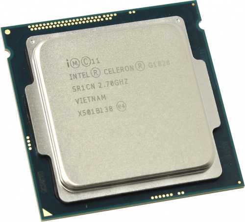 Процессор 1150 Intel Celeron G1820 Haswell (2x2.7GHz/2Mb/HD1050/22nm/53W) OEM