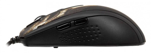 Мышь A4 XL-750BH Bronze Mask <лазерная/600-2500dpi/7 кнопок/3x Click/чёрная/игровая/USB>