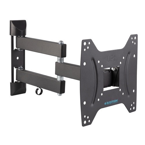 Кронштейн Kromax DIX-22 для ТВ 15-48",настенный, поворотно-выдвижной и наклон, до 35кг, чёрный