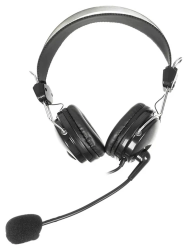 Наушники A4 HS-7P <накладные/черный/20Гц-20КГц/2.5м>