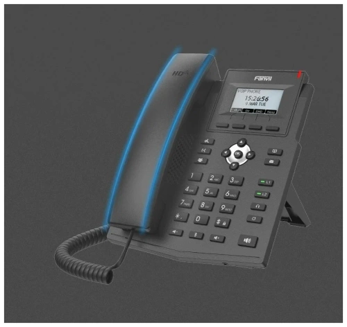Телефон IP Fanvil X3S Lite черный <2,3дюйма/PoEвключен/точечно-матричный дисплей 132x64> Характеристики IP-телефона Fanvil X3S Lite 2 SIP линии HD голос PoE включен (только X3SP Lite) Точечно-матричный дисплей 132x64 Режим трубки / громкой связи / га