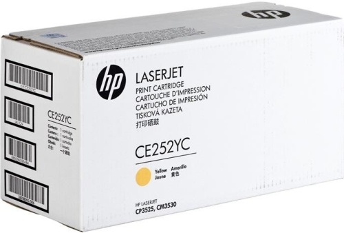 Тонер-картридж HP CE252YC (аналог CE252A) Yellow к LJ CM3530/CM3530fs/CP3525dn/CP3525x, <оригинал>