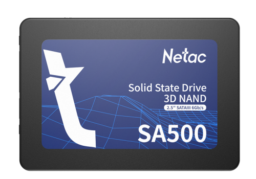 Накопитель SATA SSD 1Tb Netac SA500 (2.5"/R530/W475/480TBW/NT01SA500-1T0-S3X)