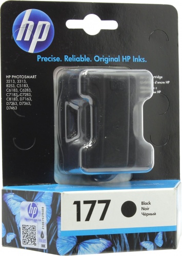Картридж HP C8721HE (№177, Black) к Photosmart 3213/3313/8253, ресурс 410 стр. <оригинал>