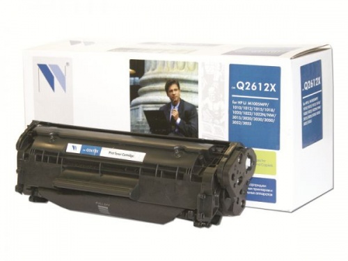 Тонер-картридж HP Q2612X к LJ 1010/1012/1015/1018/1020, рес. 3500 стр. (Совм) NV-Print