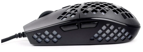 Мышь игровая Gembird MG-760 <черный/3200dpi/6кн/подсветка/usb/115х62х38мм/кабель 1.8м    >