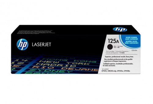 Тонер-картридж HP CB540A Black к CLJ CP1215/CP1515/CM1312, рес. 2200 стр. <оригинал>