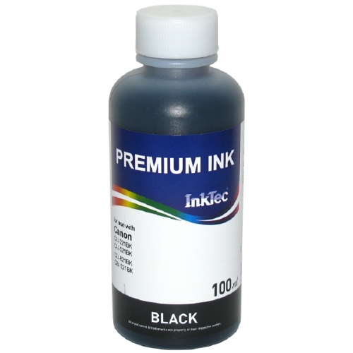 Чернила InkTec C9021-100MB Black для Canon CLI-221BK/821BK/521BK, CBI-321BK, (100мл)