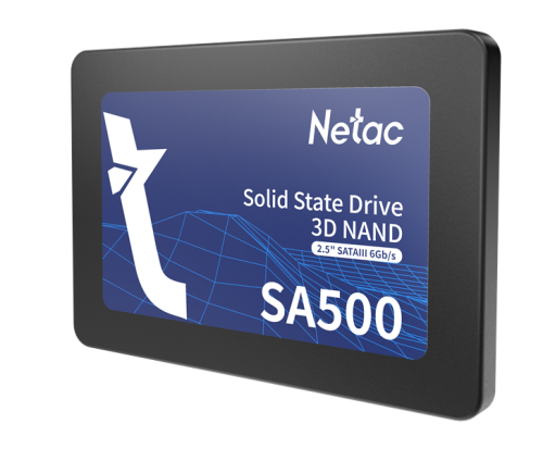 Накопитель SATA SSD 1Tb Netac SA500 (2.5"/R530/W475/480TBW/NT01SA500-1T0-S3X)