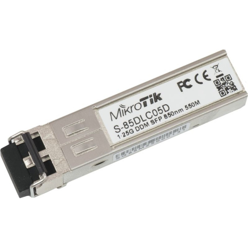 Трансивер SFP Mikrotik S-85DLC05D (Multi Mode/Dual LC/550м/850нм/1.25Gbit)