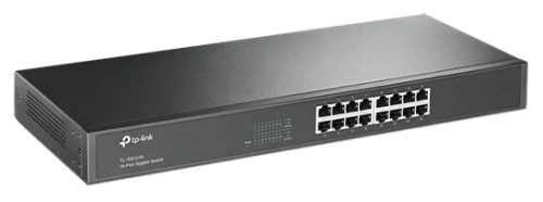 Коммутатор 16-port 1Gbit TP-Link TL-SG1016 (1U 19"(440mm)/металл/неуправляемый)