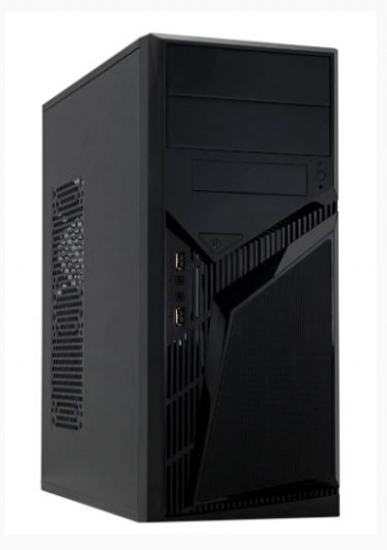 Корпус PowerCool S1007EBK-8525 2*USB 2.0,Соленойдный замок