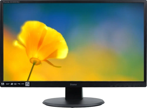 Монитор 23.8" Iiyama ProLite X2483HSU-B3 (Black/VA/4ms/FullHD/250cd/VGA+HDMI+DP/2xUSB/2x2W)