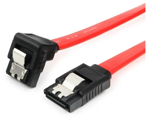 Кабель SATA интерфейсный,30см,угловой,7pin/7pin,Cablexpert (CC-SATAM-DATA90-0.3M)