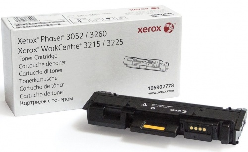 Тонер-картридж Xerox 106R02778 к Phaser 3052/3260/WC 3215/25, рес. 3000 стр. <оригинал>