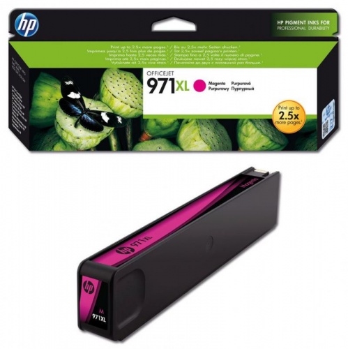 Картридж HP CN627AE (№971XL, magenta) к Officejet x451dw; рес. 6600 стр. (5%) <оригинал>