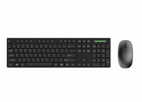 Клавиатура+мышь Dareu MK198G <беспроводная/полноразмерная/104клав./мышь 3кнопки/1400dpi/3*AA/черный>