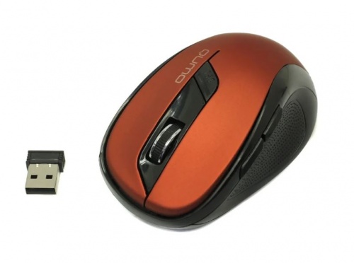 Мышь Qumo Office Line Red M62, 6 кноп., беспр. 2.4G, 800/1200/1600 dpi