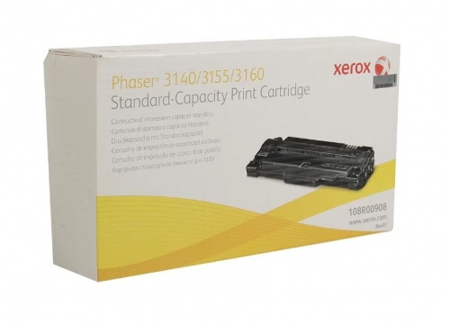 Тонер-картридж Xerox 108R00908 к Phaser 3140/3155/3160, рес. 1500 стр. <оригинал>