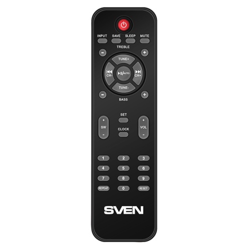 Колонки 2.1 Sven MS-2100 <черный/2х15 Вт + Subwoofer 50Вт/150–20 000Hz/ПДУ/SV-012236>