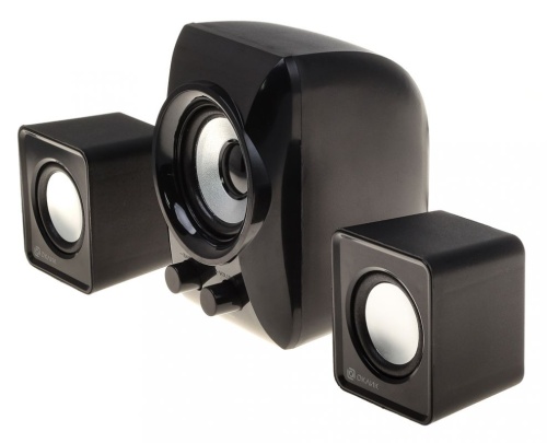 Колонки 2.1 Oklick OK-420 <11Вт(2x3Вт+5Вт)/20Гц–18кГц/USB/пластик/черный>