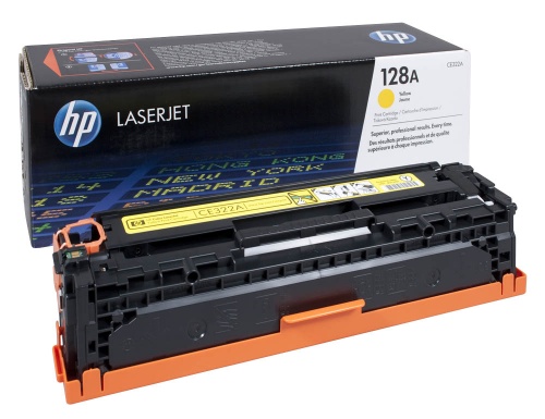 Тонер-картридж HP CE322A к СLJ CP1415/1525N/1525NW (Yellow), ресурс 1300 стр. <оригинал>
