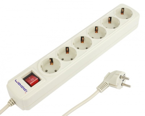 Сетевой фильтр 3,0м Ippon BK232 (6 розеток/белый)