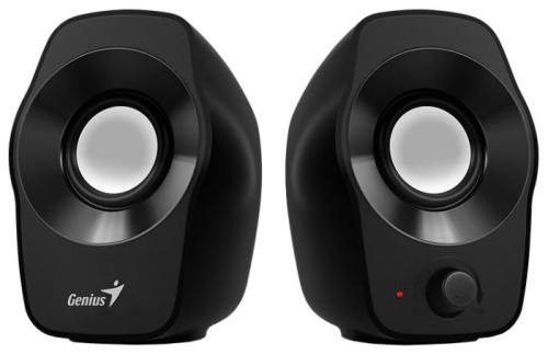 Колонки 2.0 Genius SP-J120 <черный/2x2 Вт/пластик/USB>