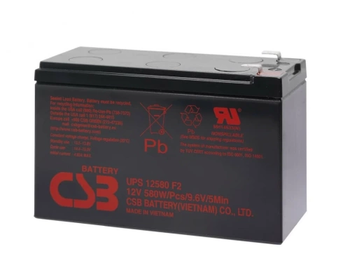 Батарея аккумуляторная 12V/10.5Ah CSB UPS12580 F2 (151x94x65мм/2.83kg) до 130A в течении 5сек Батарея аккумуляторная 12V/10.5Ah CSB UPS12580 F2 (151x94x65мм/2.83kg) до 130A в течении 5сек